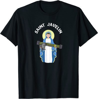 Saint Javelin I Stand With Ukraine Ukrainian Country Support T-Shirt