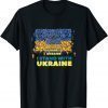 I Stand With Ukraine, Stop war in Ukraine Support of Ukraine Tee Shirts