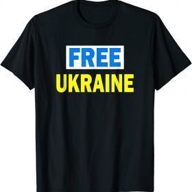 Stop War In Ukraine Support Ukraine Free Ukraine Classic T-Shirt