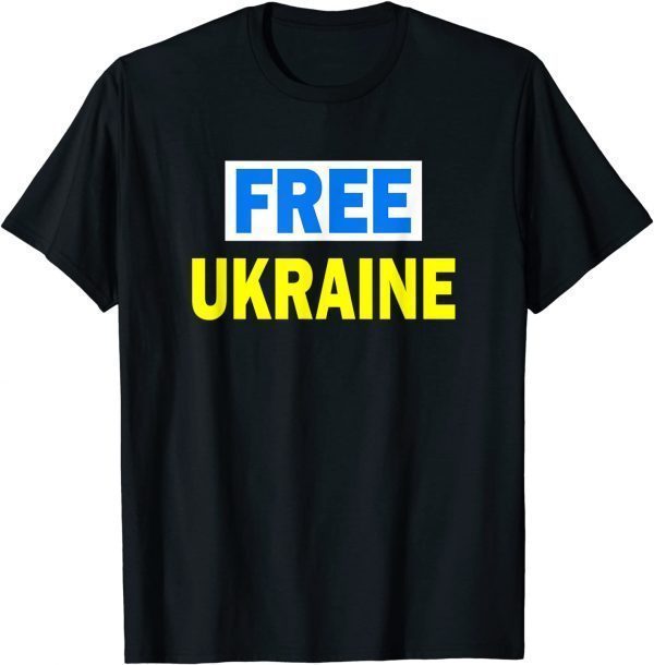 Stop War In Ukraine Support Ukraine Free Ukraine Classic T-Shirt