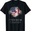Canada Freedom Convoy 2022 Canadian Truckers Support TShirt