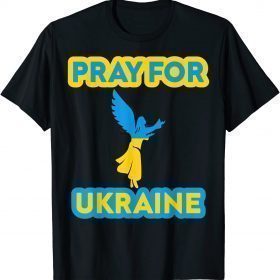 T-Shirt Pray For Ukraine, Stop War in Ukraine, Choose Peace Ukraine