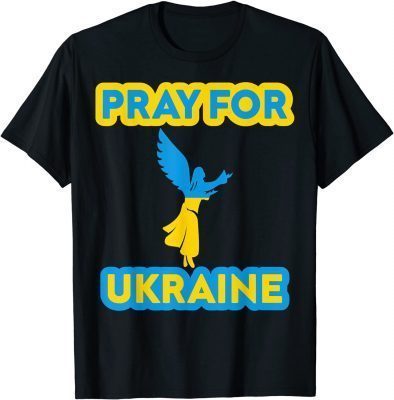T-Shirt Pray For Ukraine, Stop War in Ukraine, Choose Peace Ukraine