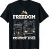 Classic Storm Truck American USA Canada Flag Freedom Convoy Trucker Shirt