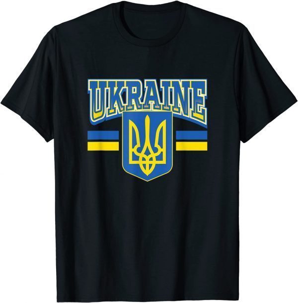 Ukrainian Flag Vintage Heritage 2022 T-Shirt