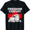 Canada Freedom Convoy 2022 Canadian Truckers Support Gift T-Shirt