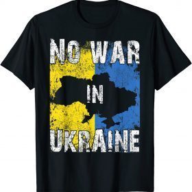 No War In Ukraine I Stand With Ukraine Flag Shirts