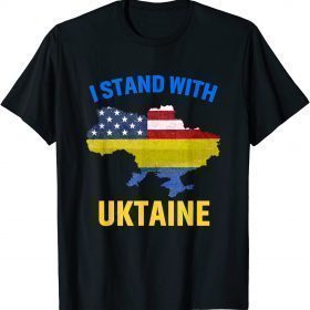 Ukrainian Lover I stand with Ukraine flag 2022 T-Shirt