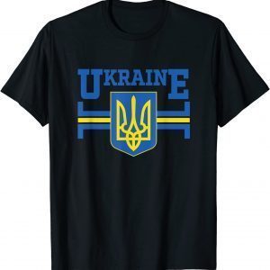 Ukrainian Flag Vintage Heritage ,Pray Ukraine, Ukraine Strong, Peace Ukraine TShirt