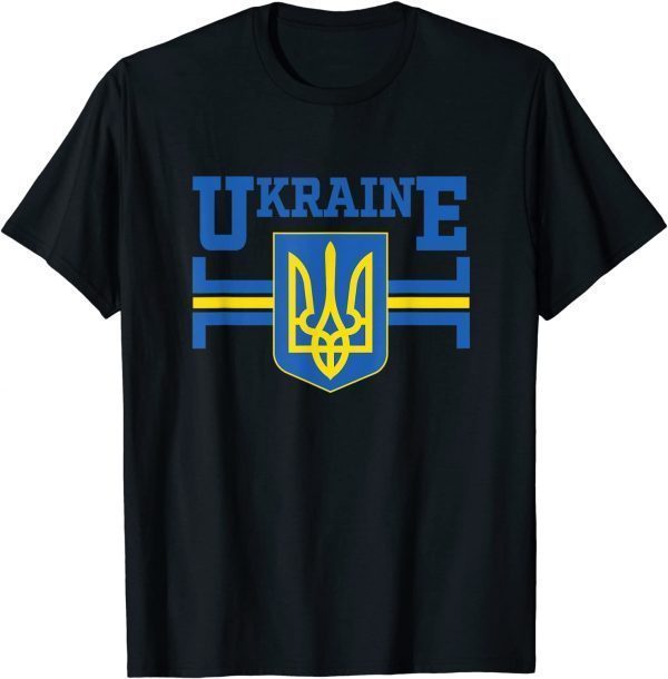 Ukrainian Flag Vintage Heritage ,Pray Ukraine, Ukraine Strong, Peace Ukraine TShirt