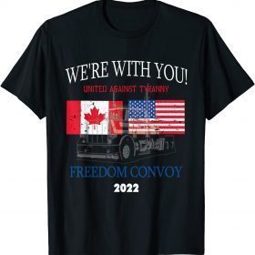 Classic Freedom Convoy 2022 Truckers Protest Canada United States TShirt