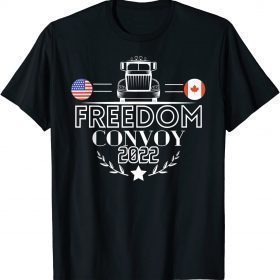 T-Shirt Canada Freedom Convoy 2022 Canadian Truckers Support