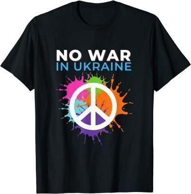 TShirt No War in Ukraine Classic