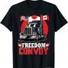 Canada Freedom Convoy 2022 Canadian Truckers Support Unisex Shirts