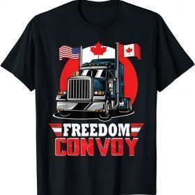 Canada Freedom Convoy 2022 Canadian Truckers Support Unisex Shirts