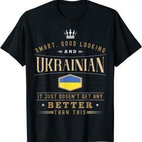 Ukraine Flag Souvenirs for Ukrainians Men & Women T-Shirt