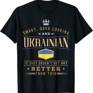 Ukraine Flag Souvenirs for Ukrainians Men & Women T-Shirt