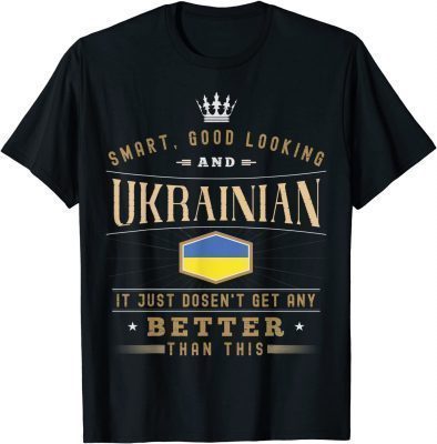 Ukraine Flag Souvenirs for Ukrainians Men & Women T-Shirt