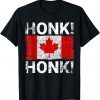 Canada Freedom Convoy 2022 Truckers Honk! Honk! Distressed T-Shirt