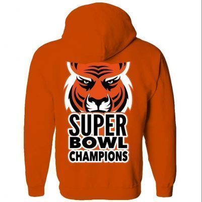 2022 Bengals Super Bowl LVI Champions Adult Classic Hoodie