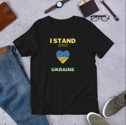 I Stand With Ukraine, Support Ukraine 2022 T-Shirt