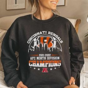 2022 Cincinnati Bengals AFC North Champions, Cincinnati Bengals Super Bowl Gift TShirt