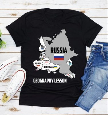 I Stand With Ukraine, It's Not Russia Europe Map, Free Ukraine, Support Ukraine T-Shirt
