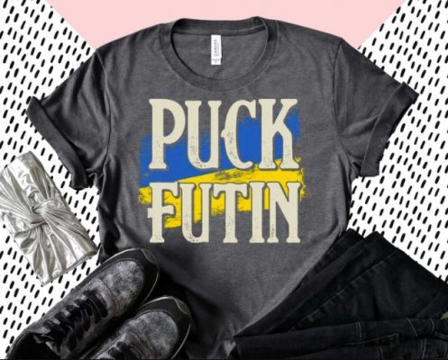 Puck Futin Meme I Stand With Ukraine Ukrainian Lover Support Shirt