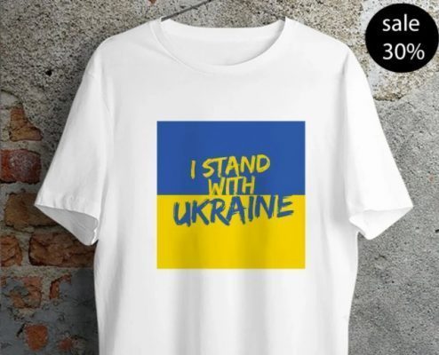 Stand with Ukraine, I Stand with Ukraine, Ukraine , Ukraine flag, Anti Putin 2022 T-Shirt