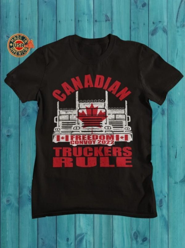 Canadian Truckers, Proud Fringe Minority Member, Canada Freedom Convoy Jan 2022 Shirts