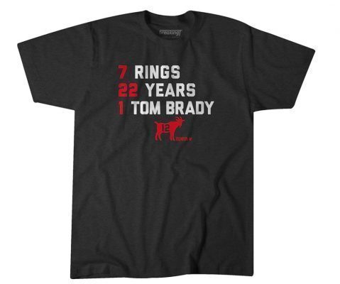 TOM BRADY GOAT LIST UNISEX TSHIRT