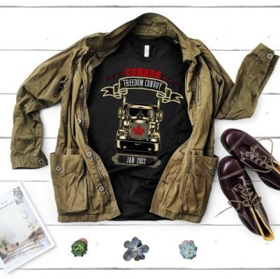 Support Canada Freedom Convoy Jan 2022, Freedom Truckers 2022 T-Shirt