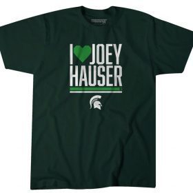 SHIRT MICHIGAN STATE BASKETBALL I HEART JOEY HAUSER