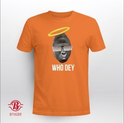 HARAMBE SHADES WHO DEY FUNNY TSHIRT