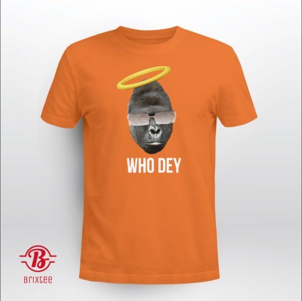 HARAMBE SHADES WHO DEY FUNNY TSHIRT