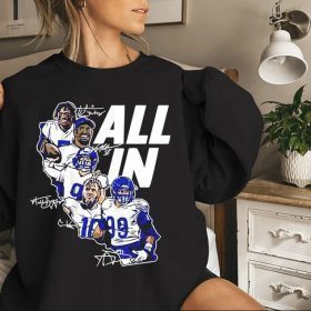 2022 ALL IN !!! Los Angeles Rams Champions Funny Shirt