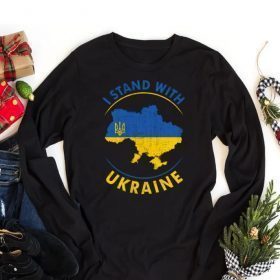 Support Ukraine, I Stand With Ukraine Tee Shirt