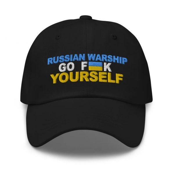 Russian Warship Hat Go F Yourself Hat, Ukraine Cap, Ukrainian Flag Embroidered Hat