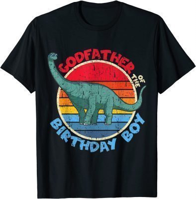 Boy Birthday I Godfather I Brachiosaurus I Family Matching Shirts