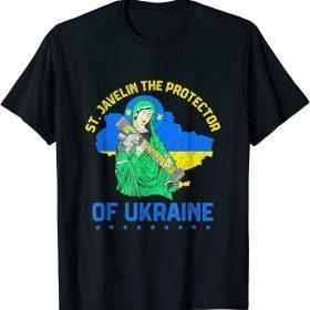 Classic Saint Javelin Protector Of Ukraine Support T-Shirt