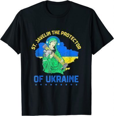 Classic Saint Javelin Protector Of Ukraine Support T-Shirt