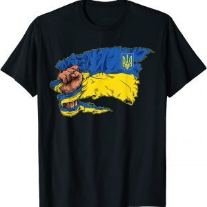 2022 Vintage Ukraine Ukrainian Flag Pride Ukraine Flag Symbol Classic T-Shirt