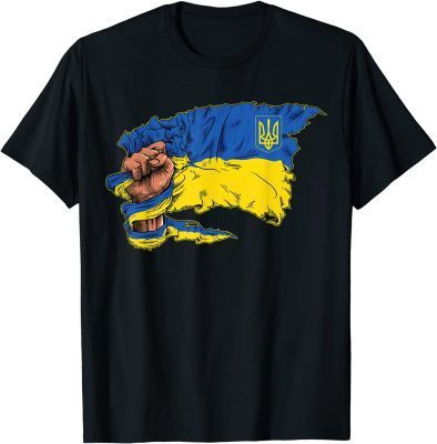 2022 Vintage Ukraine Ukrainian Flag Pride Ukraine Flag Symbol Classic T-Shirt