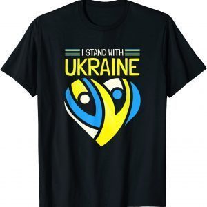 I Stand with Ukraine I Stand for Peace Anti War Ukrainian TShirt
