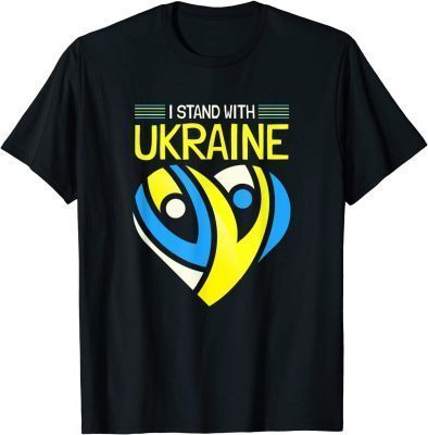 I Stand with Ukraine I Stand for Peace Anti War Ukrainian TShirt