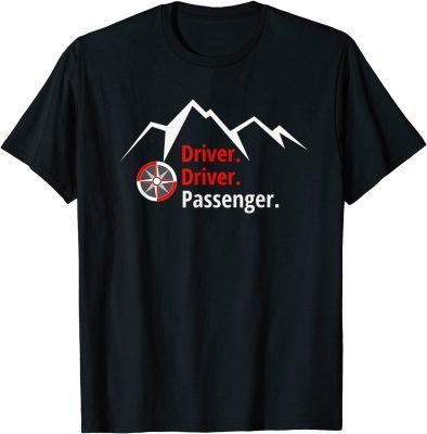 2022 Off road Driver, Driver, passenger mountainscompass Tee Shirts