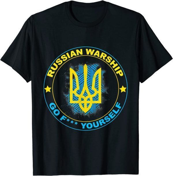I Stand With Ukraine Flag Russian go f yourself Classic Tee Shirt