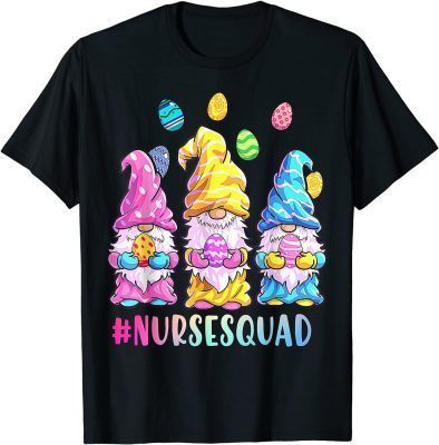 Classic Gnome Easter Nurse Squad Easter Gnome Shirt