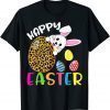 T-Shirt Easter Leopard Bunny Rabbit Palm Sunday Girls Women Kids