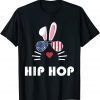 Easter Hip Hop Bunny Ears American Flag T-Shirt
